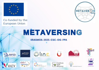 Logo: Metaversing, Flyer